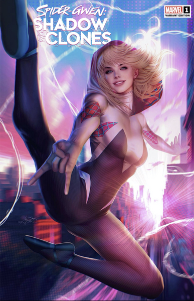 SPIDER-GWEN SHADOW CLONES #1 ARIEL DIAZ MEGACON EXCLUSIVE