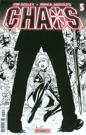Chaos #5 Incentive Emanuela Lupacchino Black And White Cover
