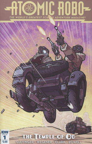 ATOMIC ROBO & THE TEMPLE OF OD #1 OF 5 COVER A 1st PRINT