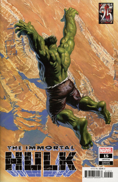 IMMORTAL HULK #15 ALEX ROSS MARVELS 25TH TRIBUTE VAR