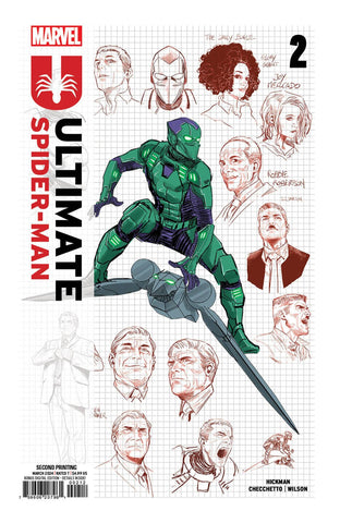 ULTIMATE SPIDER-MAN #2 2ND PTG MARCO CHECCHETTO VAR