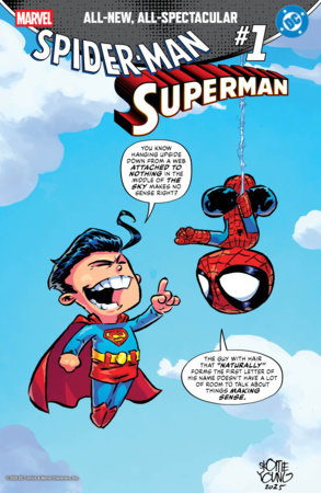 MARVEL/DC: SPIDER-MAN/SUPERMAN #1 SKOTTIE YOUNG VIRGIN VARIANT