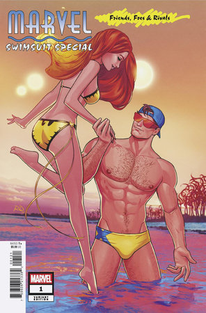 MARVEL SWIMSUIT SPECIAL FRIENDS FOES & RIVALS #1 RUSSELL DAUTERMAN VARIANT