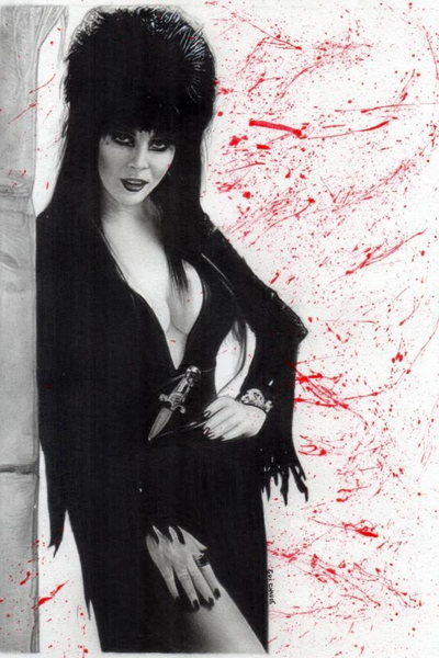 GUI CHAVES ART BOOK NYCC ELVIRA EXCLUSIVE