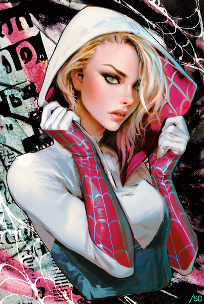 SPIDER-GWEN FOIL VIRGIN SOZOMAIKA ARTBOOK EXCLUSIVE