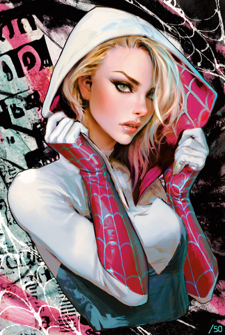 SPIDER-GWEN FOIL VIRGIN SOZOMAIKA ARTBOOK EXCLUSIVE