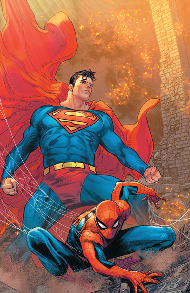 MARVEL/DC: SPIDER-MAN/SUPERMAN #1 MARCO CHECCHETTO VIRGIN EXCLUSIVE