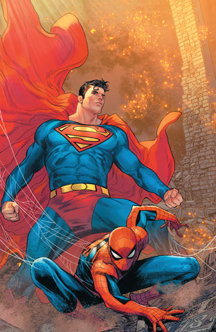 MARVEL/DC: SPIDER-MAN/SUPERMAN #1 MARCO CHECCHETTO VIRGIN EXCLUSIVE