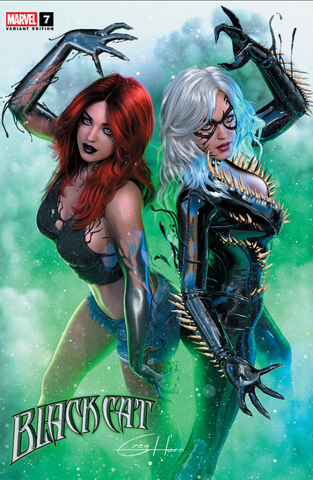BLACK CAT #7 GREG HORN MEGACON EXCLUSIVE