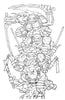 Teenage Mutant Ninja Turtles #20: 300th Issue Special Variant RI (300) (Miller Full Art B&W)