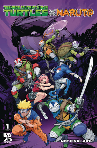 TEENAGE MUTANT NINJA TURTLES X NARUTO #1 CVR B PRASETYA