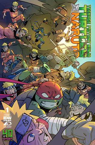 TEENAGE MUTANT NINJA TURTLES X NARUTO #1 40TH ANNIV DUNCAN