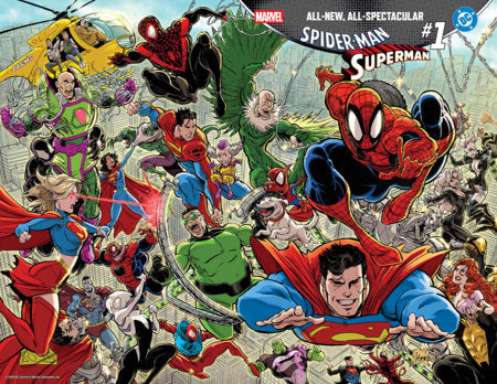 MARVEL/DC: SPIDER-MAN/SUPERMAN #1 KAARE ANDREWS WRAPAROUND VARIANT