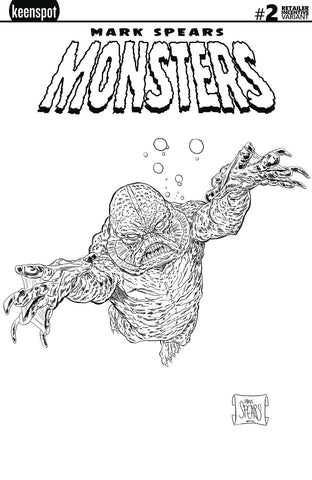 MARK SPEARS MONSTERS #2 2ND PTG CVR B INCV
