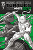 TEENAGE MUTANT NINJA TURTLES TMNT BLACK WHITE & GREEN #1 CVR C GANUCHEAU FOIL