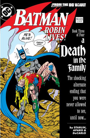 BATMAN #428 ROBIN LIVES (ONE SHOT) Second Printing Cvr B Jim Aparo Card Stock Var