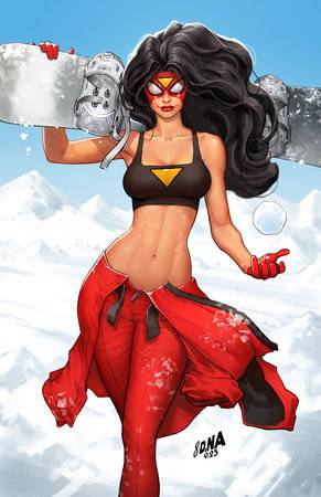 Spider-Woman #2 Incv Nakayama Ski Chalet Virgin Variant cover