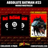 ABSOLUTE BATMAN #23 3 PACK MARCO MASTRAZZO EXCLUSIVE SET + BONUS