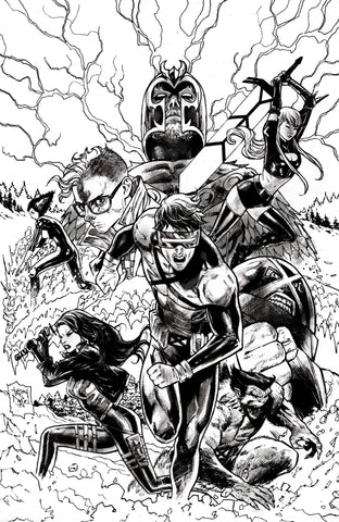 SDCC 2024 X-MEN #1 TONY DANIEL BW PX VARIANT EDITION