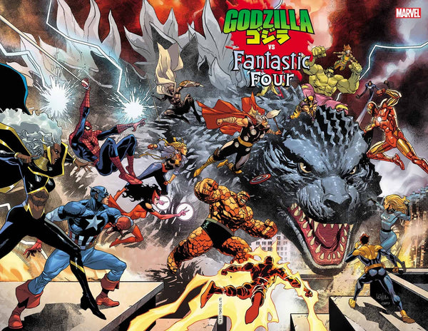 GODZILLA VS FANTASTIC FOUR #1 LEINIL YU WRAPAROUND VAR