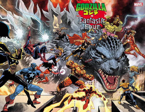 GODZILLA VS FANTASTIC FOUR #1 LEINIL YU WRAPAROUND VAR