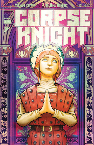 CORPSE KNIGHT #2 (OF 6) CVR D INC NIMIT MALAVIA STAINED GLASS VAR (MR)