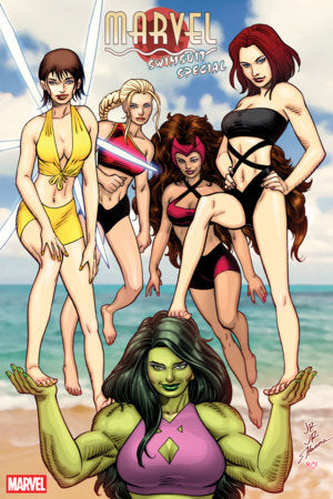 MARVEL SWIMSUIT SPECIAL: BRAND NEW BEACH DAY #1 JOHN ROMITA JR. VARIANT
