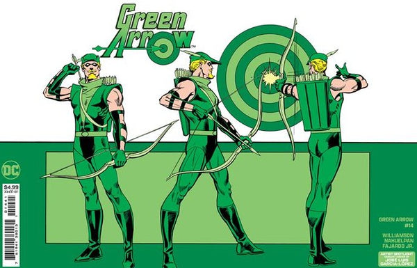 GREEN ARROW #14 CVR C JOSE LUIS GARCIA-LOPEZ ARTIST SPOTLIGHT WRAPAROUND CARD STOCK VAR (ABSOLUTE POWER)