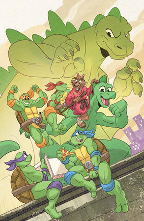 TEENAGE MUTANT NINJA TURTLES X GODZILLA #1 VIRGIN GALLOWAY INCV VAR