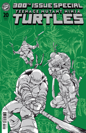 Teenage Mutant Ninja Turtles #20: 300th Issue Special Variant RI (100) (Camuncoli)