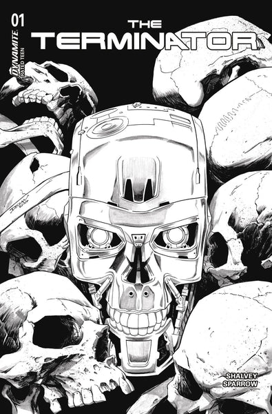 TERMINATOR #1 CVR O INCV SHALVEY LINE ART