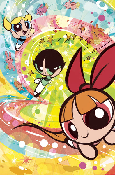 POWERPUFF GIRLS #1 CVR Q INCV GANUCHEAU FOIL VIRGIN