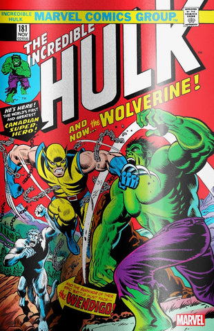 INCREDIBLE HULK #181 FACSIMILE FOIL EDITION NEW PTG