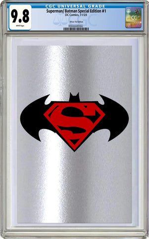 SUPERMAN BATMAN #1 SILVER FOIL CGC NYCC EXCLUSIVE