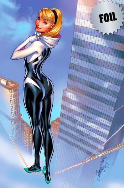 SPIDER-GWEN THE GHOST-SPIDER #5 FOIL J SCOTT CAMPBELL EXCLUSIVE