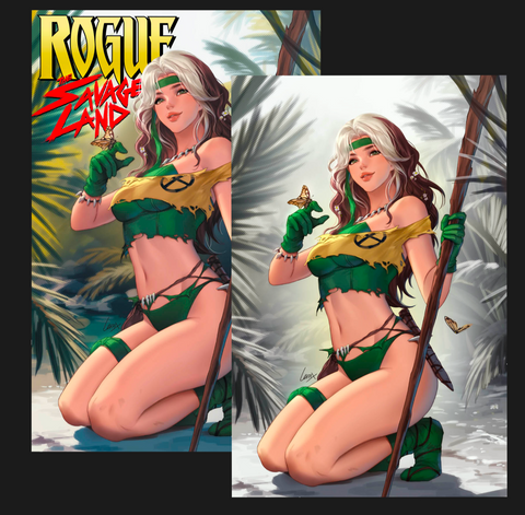 ROGUE THE SAVAGE LAND #1 LEIRIX MEGACON 2 PACK SET