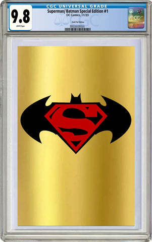 SUPERMAN BATMAN #1 GOLD FOIL CGC NYCC EXCLUSIVE