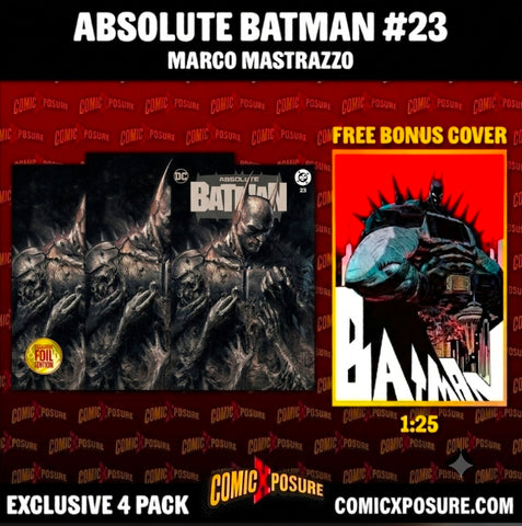 ABSOLUTE BATMAN #23 3 PACK MARCO MASTRAZZO EXCLUSIVE SET + BONUS