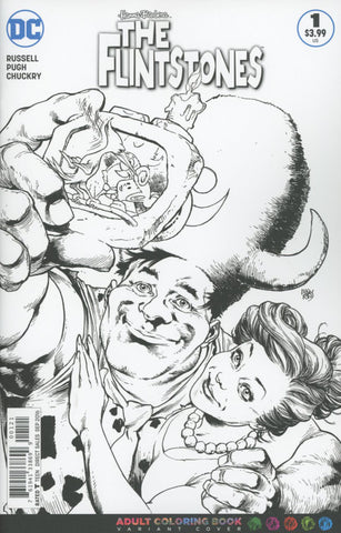 FLINTSTONES #1 COVER F STEVE PUGH ADULT COLORING BOOK VARIANT