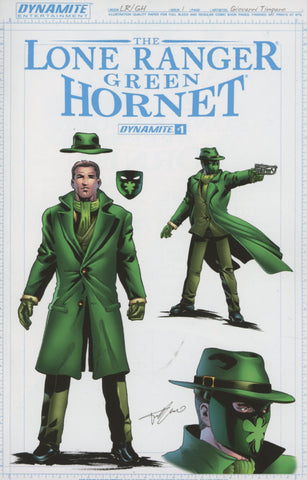 LONE RANGER GREEN HORNET #1 COVER B TIMPANO GH DESIGN VARIANT