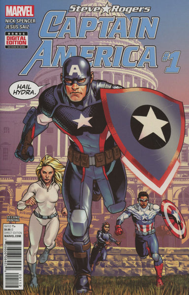 CAPTAIN AMERICA STEVE ROGERS #1 SAIZ 2ND PTG VAR