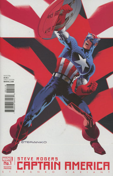 CAPTAIN AMERICA STEVE ROGERS #1 STERANKO 2ND PTG VAR