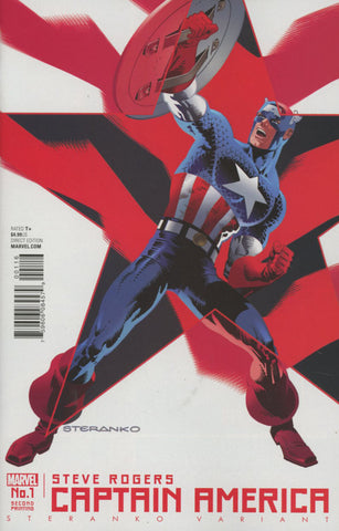 CAPTAIN AMERICA STEVE ROGERS #1 STERANKO 2ND PTG VAR