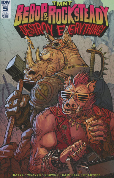 TMNT BEBOP & ROCKSTEADY DESTROY EVERYTHING #5 SUB VARIANT