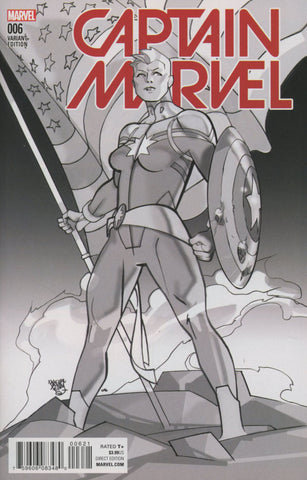 CAPTAIN MARVEL VOL 8 #6 CIVIL WAR REENACTMENT VARIANT