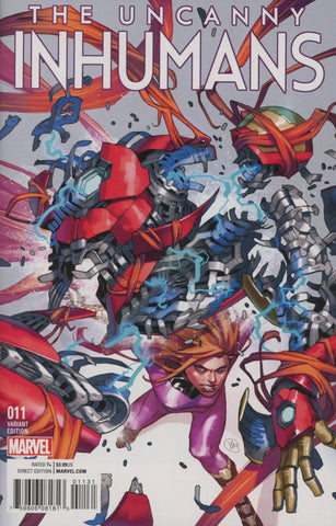 UNCANNY INHUMANS #11 INCENTIVE VARIANT COVER