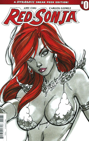 RED SONJA VOL 7 #0 CVR C 100 COPY CAMPBELL SNEAK PEEK IN