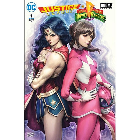 JUSTICE LEAGUE POWER RANGERS #1 ARTGERM FP COLOR VARIANT