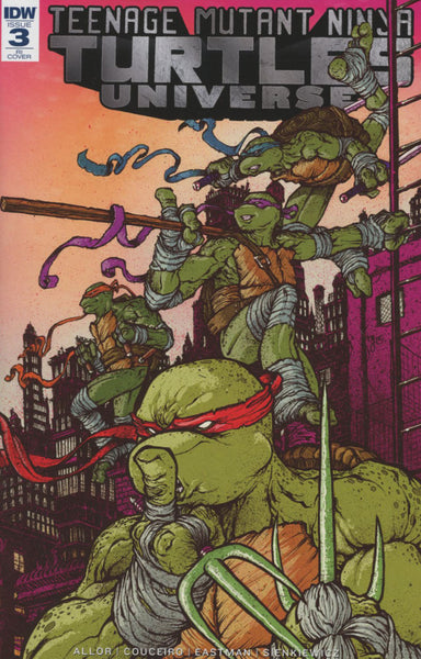 TMNT UNIVERSE #3 TEENAGE MUTANT NINJA TURTLES 10 COPY INCV