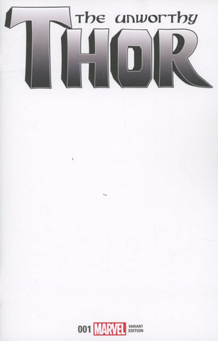 UNWORTHY THOR #1 COVER VARIANT C BLANK FOR SKETCH